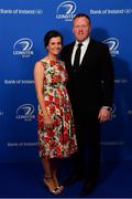 28 May 2019; On arrival at the Leinster Rugby Champions of 2009 Gala Dinner, proudly supported by Bank of Ireland, is Niamh and Stephen Keogh. The Gala Dinner was held in celebration of Leinster Rugby’s first ever Heineken Cup triumph in 2009 when they beat Leicester Tigers 16-19 in the Final in Murrayfield. The squad and coaches from 2009, were celebrated at a Gala Dinner at the RDS, proudly supported by Bank of Ireland and in association with Diageo, InterContinental Dublin and Off The Ball.com. Photo by Ramsey Cardy/Sportsfile