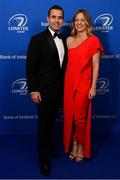 28 May 2019; On arrival at the Leinster Rugby Champions of 2009 Gala Dinner, proudly supported by Bank of Ireland, is Stephen and Maeve Smith. The Gala Dinner was held in celebration of Leinster Rugby’s first ever Heineken Cup triumph in 2009 when they beat Leicester Tigers 16-19 in the Final in Murrayfield. The squad and coaches from 2009, were celebrated at a Gala Dinner at the RDS, proudly supported by Bank of Ireland and in association with Diageo, InterContinental Dublin and Off The Ball.com. Photo by Ramsey Cardy/Sportsfile