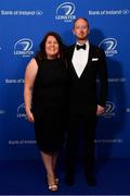 28 May 2019; Orlagh Ní Chorcorain and Kevin Murphy during the Leinster Rugby Champions of 2009 Gala Dinner, proudly supported by Bank of Ireland. The Gala Dinner was held in celebration of Leinster Rugby’s first ever Heineken Cup triumph in 2009 when they beat Leicester Tigers 16-19 in the Final in Murrayfield. The squad and coaches from 2009, were celebrated at a Gala Dinner at the RDS, proudly supported by Bank of Ireland and in association with Diageo, InterContinental Dublin and Off The Ball.com. Photo by Ramsey Cardy/Sportsfile