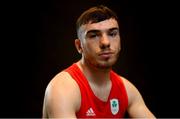 30 May 2019; Team Ireland boxer Kieran Molloy prepares for competition at the European Games in Minsk at the Sport Ireland Institute in Abbotstown, Dublin. Photo by Ramsey Cardy/Sportsfile