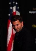 30 May 2019; Promoter Eddie Hearn during a press conference, at the Beacon Theater on Broadway, ahead of the World Heavyweight title fight between Anthony Joshua and Andy Ruiz Jr, on Saturday night at Madison Square Garden, in New York, USA. Photo by Stephen McCarthy/Sportsfile