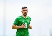 30 May 2019; Enda Stevens of Republic of Ireland during the Friendly match between Republic of Ireland and Republic of Ireland U21's at the FAI National Training Centre in Dublin. Photo by Harry Murphy/Sportsfile
