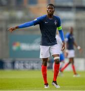 16 May 2019; Lucien Agoume of France during the 2019 UEFA European Under-17 Championships semi-final match between France and Italy at Tallaght Stadium in Dublin. Photo by Stephen McCarthy/Sportsfile