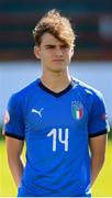 13 May 2019; Michael Brentan of Italy during the 2019 UEFA European Under-17 Championships quarter-final match between Italy and Portugal at Tolka Park in Dublin. Photo by Stephen McCarthy/Sportsfile