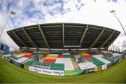 9 May 2019; The South Stand at Tallaght Stadium prior to the 2019 UEFA European Under-17 Championships Group A match between Belgium and Republic of Ireland at Tallaght Stadium in Dublin. Photo by Stephen McCarthy/Sportsfile