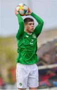 6 May 2019; Sean McEvoy of Republic of Ireland during the 2019 UEFA European Under-17 Championships Group A match between Republic of Ireland and Czech Republic at the Regional Sports Centre in Waterford. Photo by Stephen McCarthy/Sportsfile