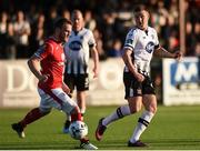 31 May 2019; Patrick McEleney of Dundalk in action against David Cawley of Sligo Rovers during the SSE Airtricity League Premier Division match between Dundalk and Sligo Rovers at Oriel Park in Dundalk, Louth. Photo by Oliver McVeigh/Sportsfile