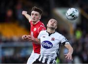 31 May 2019; Niall Morahan of Sligo Rovers in action against Michael Duffy of Dundalk during the SSE Airtricity League Premier Division match between Dundalk and Sligo Rovers at Oriel Park in Dundalk, Louth. Photo by Oliver McVeigh/Sportsfile