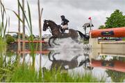 1 June 2019; Tiger Mail, with Phoebe Buckley up, during the CCI3* cross country event at the Tattersalls International Horse Trials & Country Fair 2019 in Ratoath, Co. Meath. Photo by Ramsey Cardy/Sportsfile