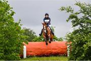 1 June 2019; Ardeo Illusion, with Leila Barker up, during the CCI3* cross country event at the Tattersalls International Horse Trials & Country Fair 2019 in Ratoath, Co. Meath. Photo by Ramsey Cardy/Sportsfile