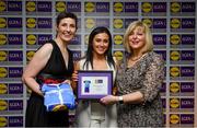 31 May 2019; The 2019 Teams of the Lidl Ladies National Football League awards were presented at Croke Park on Friday, May 31. The best players from the four divisions in the Lidl National Football Leagues were selected by the LGFA’s All Star committee. Charlotte Cooney of Galway is pictured receiving her Division 1 award from Marie Hickey, Ladies Gaelic Football Association President, and Sian Gray, Head of Marketing, Lidl Ireland. Photo by David Fitzgerald/Sportsfile