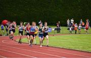 1 June 2019; A general view of the field during the Inter Boys 1500m event during the Irish Life Health All-Ireland Schools Track and Field Championships in Tullamore, Co Offaly. Photo by Sam Barnes/Sportsfile