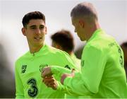2 June 2019; Callum O'Dowda and James McClean during a Republic of Ireland Training Session at the FAI National Training Centre in Abbotstown, Dublin. Photo by Harry Murphy/Sportsfile