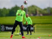 2 June 2019; Shane Duffy during a Republic of Ireland Training Session at the FAI National Training Centre in Abbotstown, Dublin. Photo by Harry Murphy/Sportsfile