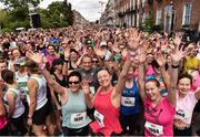 2 June 2019; A general view of the start ahead of the 2019 Vhi Women’s Mini Marathon. 30,000 women from all over the country took to the streets of Dublin to run, walk and jog the 10km route, raising much needed funds for hundreds of charities around the country. www.vhiwomensminimarathon.ie. Photo by Sam Barnes/Sportsfile