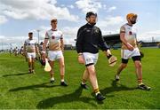 2 June 2019; Carlow players on their way to the dressing room following their warm-up prior to Leinster GAA Hurling Senior Championship Round 3B match between Carlow and Dublin at Netwatch Cullen Park in Carlow. Photo by Ray McManus/Sportsfile