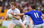2 June 2019; Kevin Feely of Kildare in action against Barry McKeon of Longford during Leinster GAA Football Senior Championship Quarter-Final Replay match between Longford and Kildare at Bord na Mona O'Connor Park in Tulamore, Offaly. Photo by Matt Browne/Sportsfile