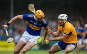 2 June 2019; Séamus Callanan of Tipperary in action against Patrick O'Connor of Clare during the Munster GAA Hurling Senior Championship Round 3 match between Clare and Tipperary at Cusack Park in Ennis, Co. Clare. Photo by Diarmuid Greene/Sportsfile