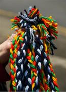 2 June 2019; Ribbons, in the colours of Carlow and Dublin, on sale before the Leinster GAA Hurling Senior Championship Round 3B match between Carlow and Dublin at Netwatch Cullen Park in Carlow. Photo by Ray McManus/Sportsfile