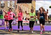 2 June 2019; Participants during the 2019 Vhi Women’s Mini Marathon. 30,000 women from all over the country took to the streets of Dublin to run, walk and jog the 10km route, raising much needed funds for hundreds of charities around the country. www.vhiwomensminimarathon.ie. Photo by Eóin Noonan/Sportsfile