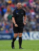 2 June 2019; Referee Alan Kelly during the Munster GAA Hurling Senior Championship Round 3 match between Clare and Tipperary at Cusack Park in Ennis, Co Clare. Photo by Piaras Ó Mídheach/Sportsfile