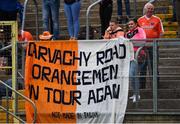 2 June 2019; Armagh supporters during the Ulster GAA Football Senior Championship Semi-Final match between Cavan and Armagh at St Tiernach's Park in Clones, Monaghan. Photo by Oliver McVeigh/Sportsfile