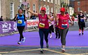 2 June 2019;  Magda Wojciech and Hannah Ciomek from Poland participating in the 2019 Vhi Women’s Mini Marathon. 30,000 women from all over the country took to the streets of Dublin to run, walk and jog the 10km route, raising much needed funds for hundreds of charities around the country. www.vhiwomensminimarathon.ie.  Photo by Sam Barnes/Sportsfile