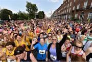 2 June 2019; A general view of the start line ahead of the 2019 Vhi Women’s Mini Marathon. 30,000 women from all over the country took to the streets of Dublin to run, walk and jog the 10km route, raising much needed funds for hundreds of charities around the country. www.vhiwomensminimarathon.ie.  Photo by Sam Barnes/Sportsfile