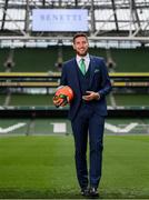 3 June 2019; Republic of Ireland's Matt Doherty at the official launch of the new team suit for 2019 from sponsor Benetti Menswear at the Aviva Stadium in Dublin. Benetti are the official tailor to the FAI. For further information about Benetti log on to www.benetti.ie. Photo by Stephen McCarthy/Sportsfile