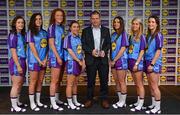 31 May 2019; The 2019 Teams of the Lidl Ladies National Football League awards were presented at Croke Park on Friday, May 31. The best players from the four divisions in the Lidl National Football Leagues were selected by the LGFA’s All Star committee. Cork manager Ephie Fitzgerald is pictured with members of the Lidl Division 1 Team of the League from county Cork, from left, Martina O'Brien, Hannah Looney, Niamh Cotter, Melissa Duggan, Shauna Kelly, Orla Finn and Eimear Scally. Photo by David Fitzgerald/Sportsfile