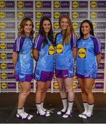 31 May 2019; The 2019 Teams of the Lidl Ladies National Football League awards were presented at Croke Park on Friday, May 31. The best players from the four divisions in the Lidl National Football Leagues were selected by the LGFA’s All Star committee. Pictured are members of the Lidl Division 2 Team of the League from county Galway, from left, Sinéad Burke, Roísín Leonard, Louise Ward and Charlotte Cooney. Photo by David Fitzgerald/Sportsfile