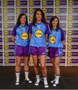 31 May 2019; The 2019 Teams of the Lidl Ladies National Football League awards were presented at Croke Park on Friday, May 31. The best players from the four divisions in the Lidl National Football Leagues were selected by the LGFA’s All Star committee. Pictured are members of the Lidl Division 4 Team of the League from county Limerick, from left, Cathy Mee, Mairead Kavanagh and Kristine Reidy. Photo by David Fitzgerald/Sportsfile