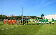 3 June 2019; Teams prior to the 2019 Maurice Revello Toulon Tournament match between China and Republic of Ireland at Stade de Lattre de Tassigny in Aubagne, France. Photo by Alexandre Dimou/Sportsfile