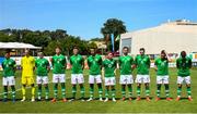 3 June 2019; Team of Ireland Republic during the 2019 Maurice Revello Toulon Tournament match between China and Republic of Ireland at Stade de Lattre de Tassigny in Aubagne, France. Photo by Alexandre Dimou/Sportsfile