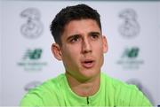4 June 2019; Callum O'Dowda during a Republic of Ireland press conference at the FAI National Training Centre in Abbotstown, Dublin. Photo by Stephen McCarthy/Sportsfile
