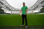 4 June 2019; Aviva Pride supporter and former Ireland International Tommy Bowe in attendance at the launch of Aviva Pride where for the first time in Irish history, Ireland’s largest insurer is lighting up the iconic home of Irish soccer and rugby with the colours of Pride. See www.aviva.ie/pride or follow #SafeToDream on social media to find out more. Photo by Sam Barnes/Sportsfile