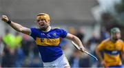 2 June 2019; Séamus Callanan of Tipperary celebrates scoring his side's second goal, which made him Tipperary's record all-time highest championship goal-scorer, during the Munster GAA Hurling Senior Championship Round 3 match between Clare and Tipperary at Cusack Park in Ennis, Co Clare. Photo by Piaras Ó Mídheach/Sportsfile