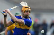 2 June 2019; Séamus Callanan of Tipperary shoots to score his side's second goal, which made him Tipperary's record all-time highest championship goal-scorer, during the Munster GAA Hurling Senior Championship Round 3 match between Clare and Tipperary at Cusack Park in Ennis, Co Clare. Photo by Piaras Ó Mídheach/Sportsfile