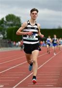 1 June 2019; Shay McEvoy of St Kieran's, Co. Kilkenny, competing in the Senior Boys 1500m  event during the Irish Life Health All-Ireland Schools Track and Field Championships in Tullamore, Co Offaly. Photo by Sam Barnes/Sportsfile