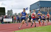 1 June 2019; Ben Deasy of St Flannans, Co. Clare, leads the field whilst competing in the Senior Boys 800m event during the Irish Life Health All-Ireland Schools Track and Field Championships in Tullamore, Co Offaly. Photo by Sam Barnes/Sportsfile