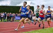 1 June 2019; Ben Deasy of St Flannans, Co. Clare, leads the field whilst competing in the Senior Boys 800m event during the Irish Life Health All-Ireland Schools Track and Field Championships in Tullamore, Co Offaly. Photo by Sam Barnes/Sportsfile