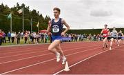 1 June 2019; Aaron Cullen of Portmarnock Communitt School, Co. Dublin, competing in the Senior Boys 1500m event during the Irish Life Health All-Ireland Schools Track and Field Championships in Tullamore, Co Offaly. Photo by Sam Barnes/Sportsfile