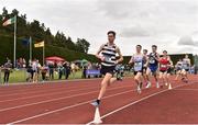 1 June 2019; Shay McEvoy of St Kieran's, Co. Kilkenny, competing in the Senior Boys 1500m  during the Irish Life Health All-Ireland Schools Track and Field Championships in Tullamore, Co Offaly. Photo by Sam Barnes/Sportsfile