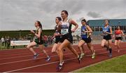 1 June 2019; Alyce O'Connor of PS Inbhearsceine, Co. Kerry, competing in the Senior Girls 1500m event during the Irish Life Health All-Ireland Schools Track and Field Championships in Tullamore, Co Offaly. Photo by Sam Barnes/Sportsfile