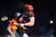 12 May 2019; Conor Whelan of Galway during the Leinster GAA Hurling Senior Championship Round 1 match between Galway and Carlow at Pearse Stadium in Galway. Photo by Piaras Ó Mídheach/Sportsfile