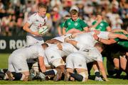 4 June 2019; Ollie Fox of England throws the ball into a scrum during the World Rugby U20 Championship Pool B match between Ireland and England at Club De Rugby Ateneo Inmaculada in Santa Fe, Argentina. Photo by Florencia Tan Jun/Sportsfile