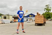 6 June 2019; Collette Dormer, Paulstown/Gorebridge and Kilkenny pictured at the announcement that Chadwicks are the new sponsor of the Leinster GAA Chadwicks Club Hurling League were Collette Dormer, Paulstown/Gorebridge and Kilkenny, Tommy Walsh, Tullaroan and Kilkenny and Eamonn Dillon, Naomh Fionnbarra and Dublin at Chadwicks Lucan, Laraghcon, Lucan, Co. Dublin. Chadwicks today launched the Chadwicks Kit-Out competition to celebrate the sponsorship, offering clubs in Leinster the chance to win over €20,000 worth of product to improve their clubhouse facilities. To enter go to chadwicks.ie Photo by Matt Browne/Sportsfile