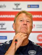 6 June 2019; Denmark manager Aage Hareide during a press conference at Telia Parken in Copenhagen, Denmark. Photo by Seb Daly/Sportsfile