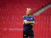 6 June 2019; Denmark manager Aage Hareide during a training session at Telia Parken in Copenhagen, Denmark. Photo by Seb Daly/Sportsfile