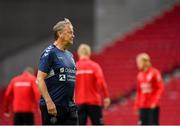 6 June 2019; Denmark manager Aage Hareide during a training session at Telia Parken in Copenhagen, Denmark. Photo by Seb Daly/Sportsfile